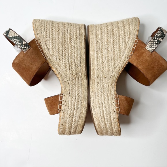 Dolce Vita Spiro Wedge Sandal, Women's Size 8.5 Brown Suede NEW Platform Chunky - Picture 5 of 10